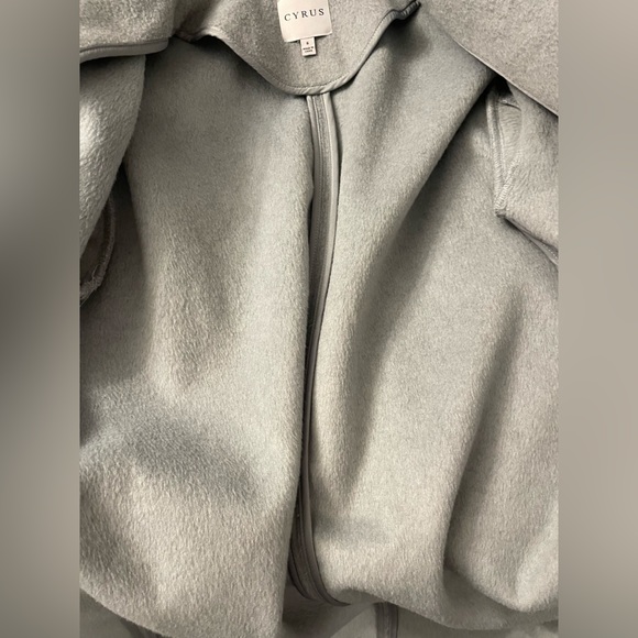 Cyrus Slate Blue Women's Peacoat sz Small ptp 20” length 34” - Picture 10 of 10